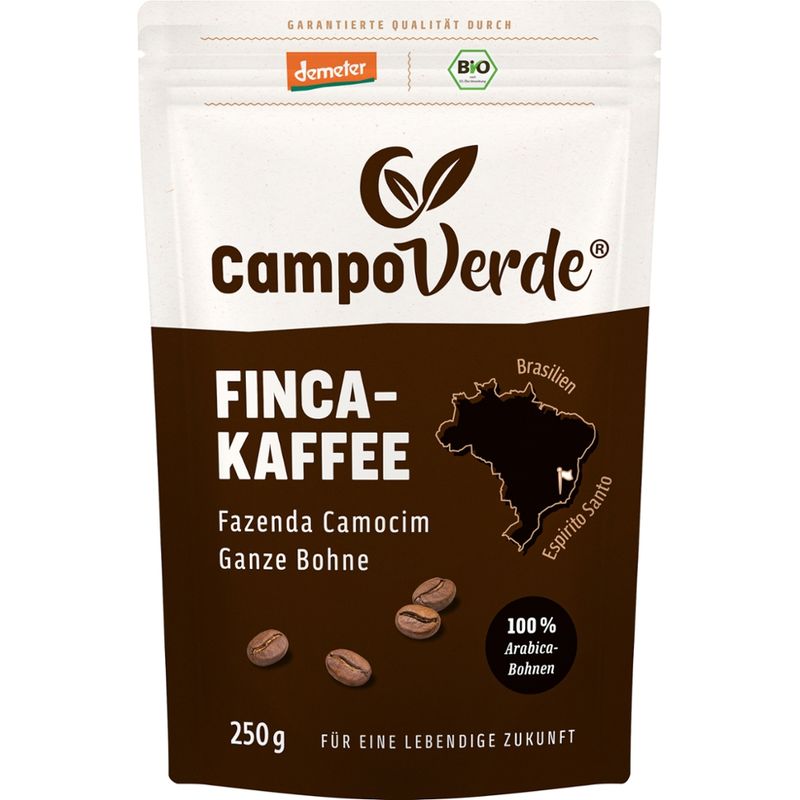 Campo Verde CV demeter Finca-Kaffee Bohnen 250g - Produktbild