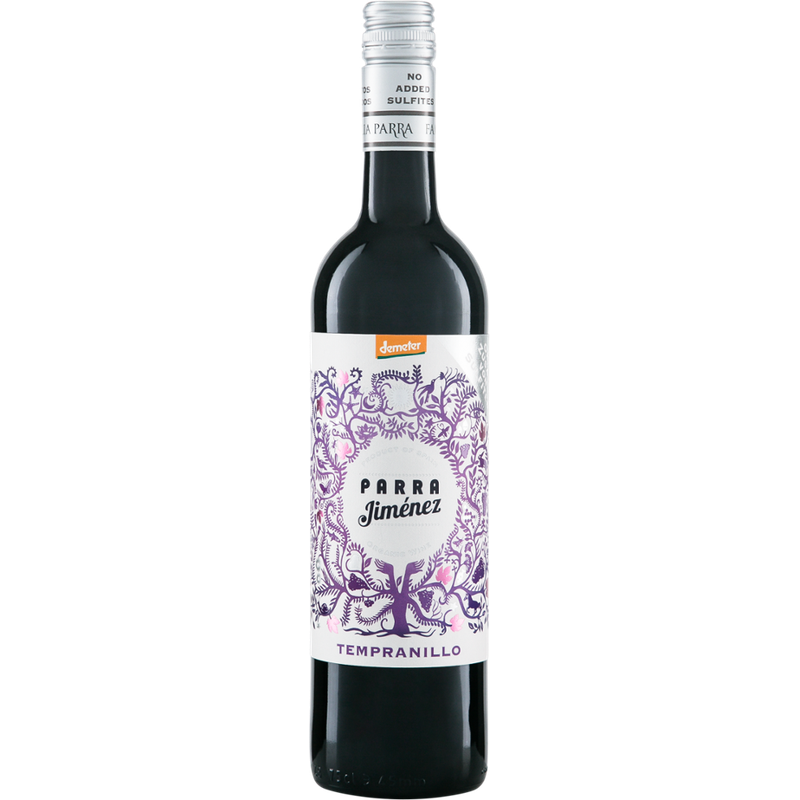 Riegel Erzeugermarken Tempranillo PARRA  ohne SO2-Zusatz Familia Parra - Produktbild