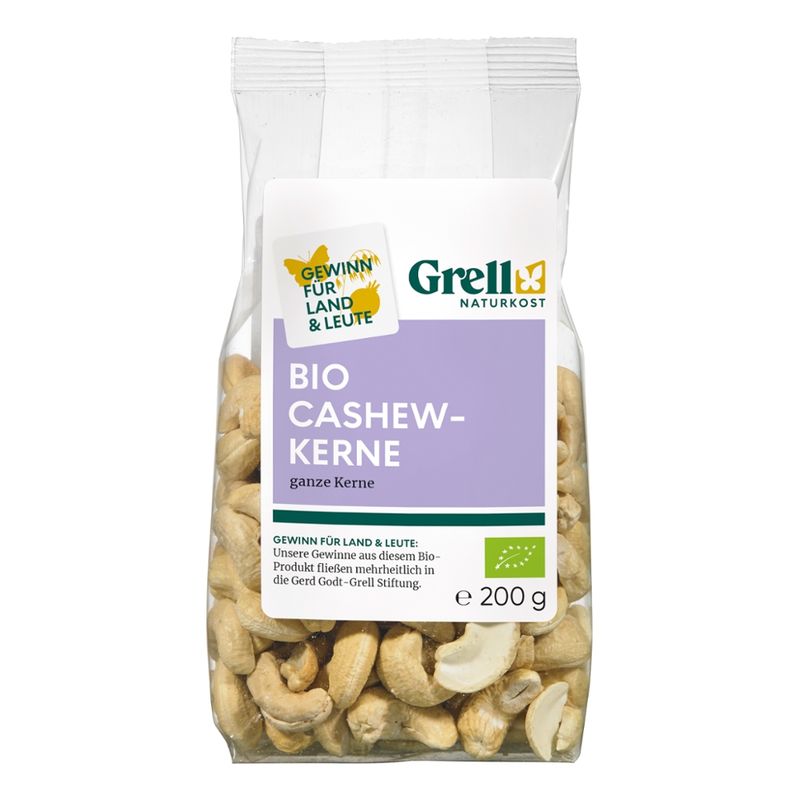 Grell Naturkost Cashewkerne ganze Kerne - Produktbild
