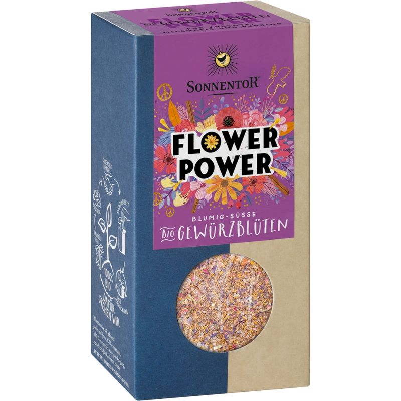 Sonnentor Flower Power Gewürzblüten, Packung - Produktbild