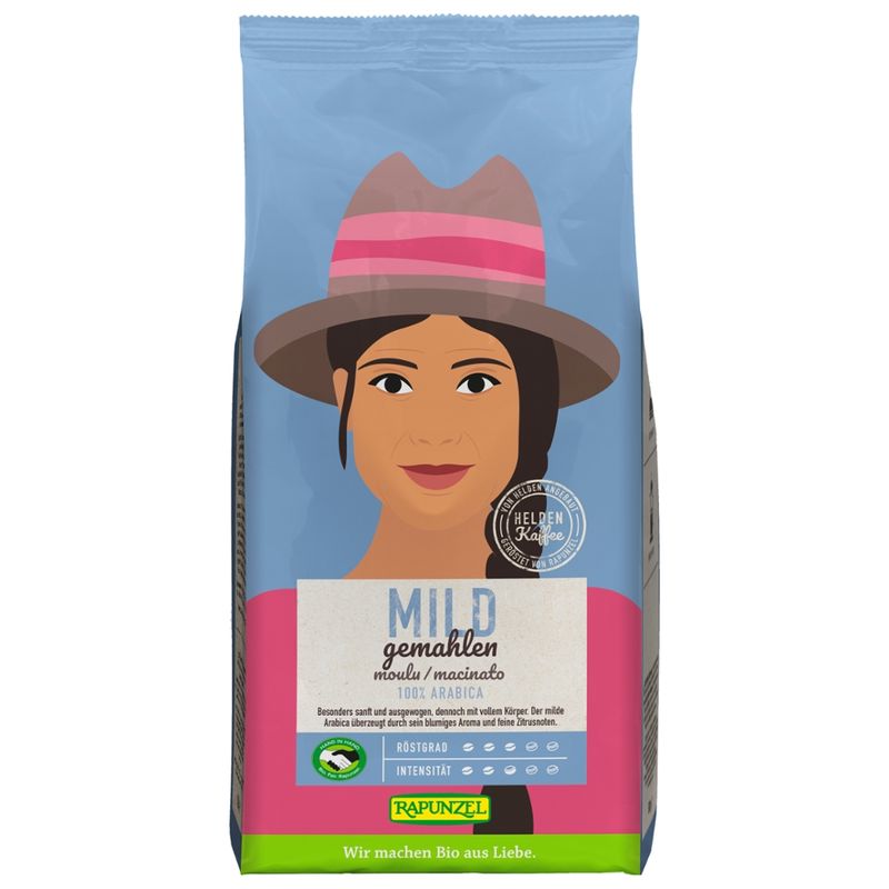 Rapunzel Heldenkaffee Mild, gemahlen HIH - Produktbild