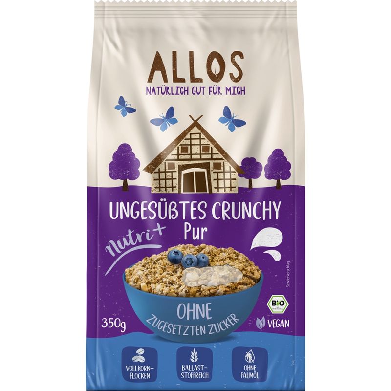 Allos Nutri + Ungesüßtes Crunchy Pur - Produktbild