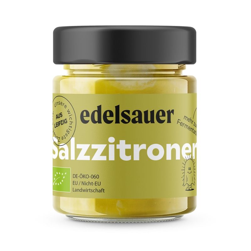 edelsauer Salzzitronen - fermentierte Zitronen - Produktbild