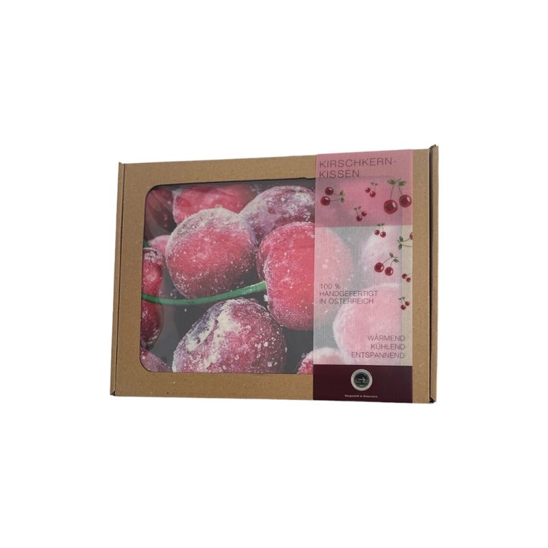 Insieme Display Biogarten Kirschkernkissen 26x19 cm in der Kartonverpackung mit Einleger und Banderole, Motiv: Insieme 017, Stoff: GOTS Baumwolle Natur, Waschlabel: Insieme, Verpackung im Display zu 5 Stück, EAN: 9120067002852 - Produktbild