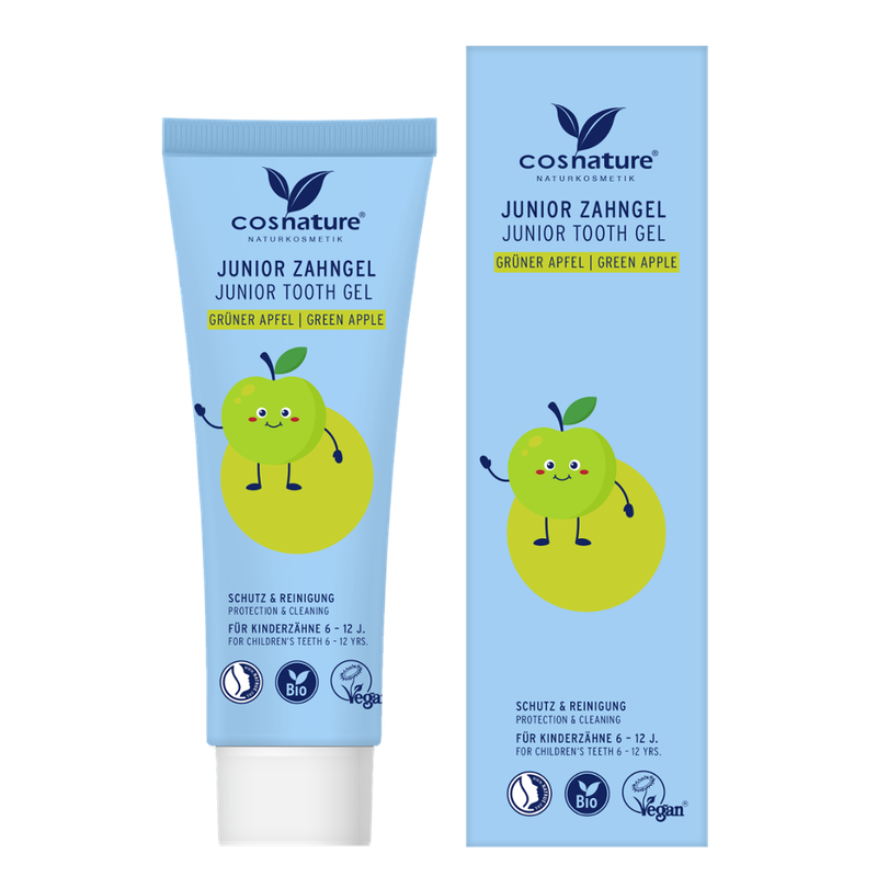 Cosnature  Junior Zahngel Grüner Apfel 75ml - Produktbild