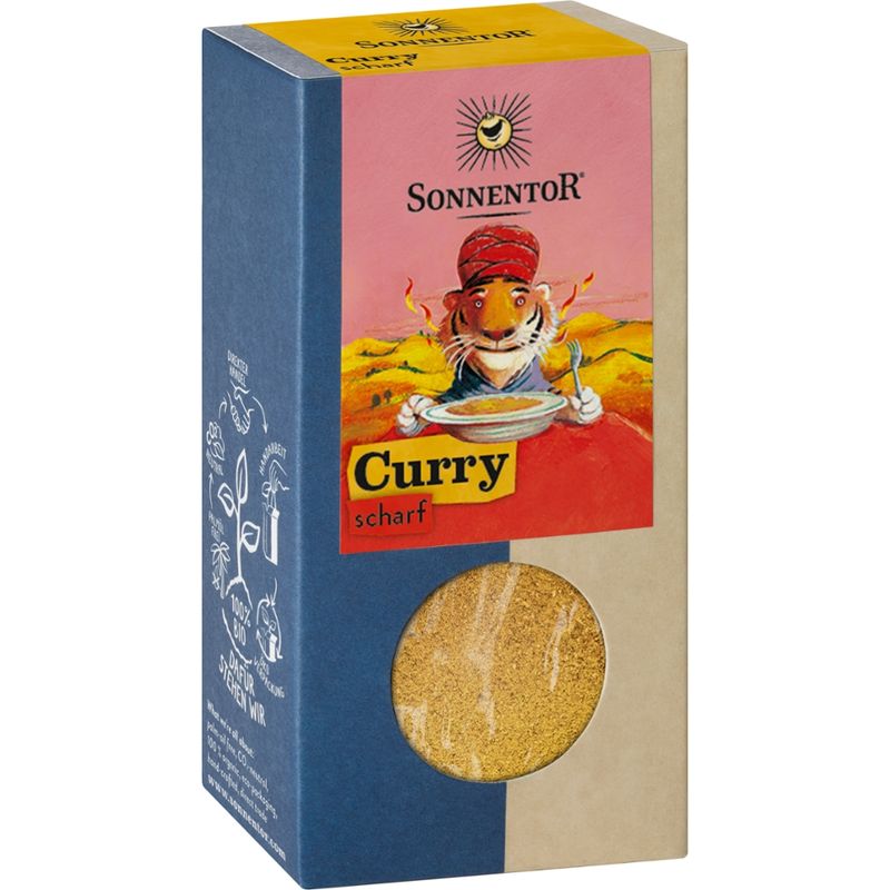 Sonnentor Curry scharf, Packung - Produktbild