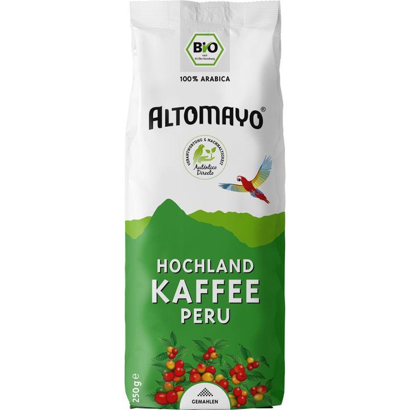 Altomayo Hochland Kaffee Peru, gemahlen - Produktbild