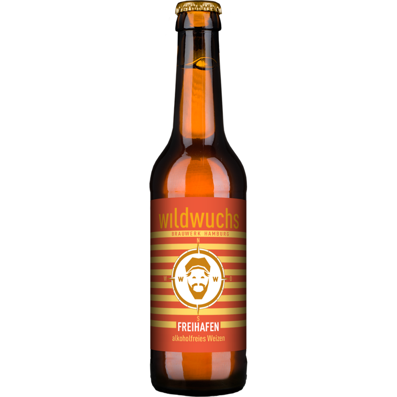 Wildwuchs Brauwerk Hamburg Freihafen – alkoholfreies Weizen - Produktbild