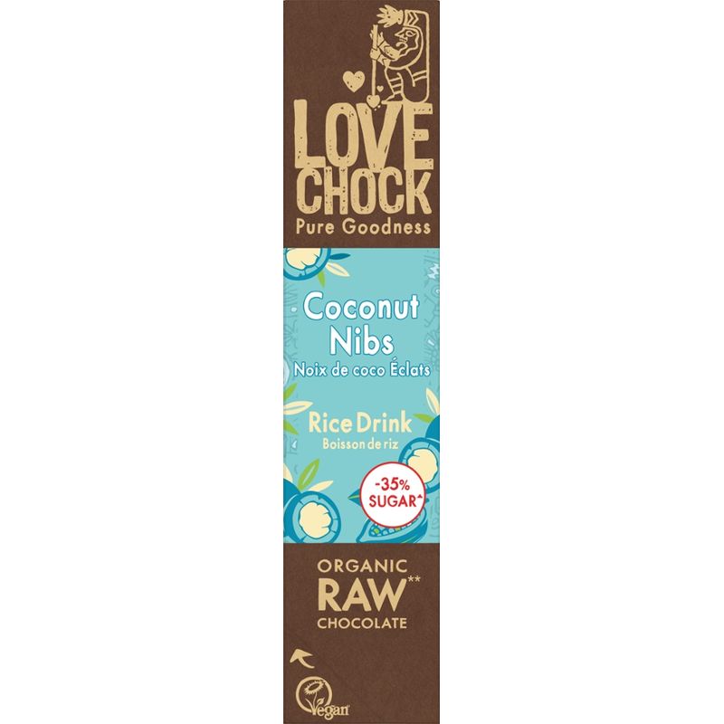 Lovechock Lovechock barre L♥it Végan Coco Éclats de Cacao 68% - Produktbild