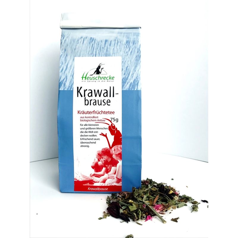 Heuschrecke Krawallbrause, Kinder- und Jugendtee, Kräutertee, kbA - Produktbild
