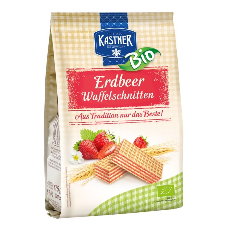 Kastner Bio-Erdbeer Waffel 175g - Produktbild