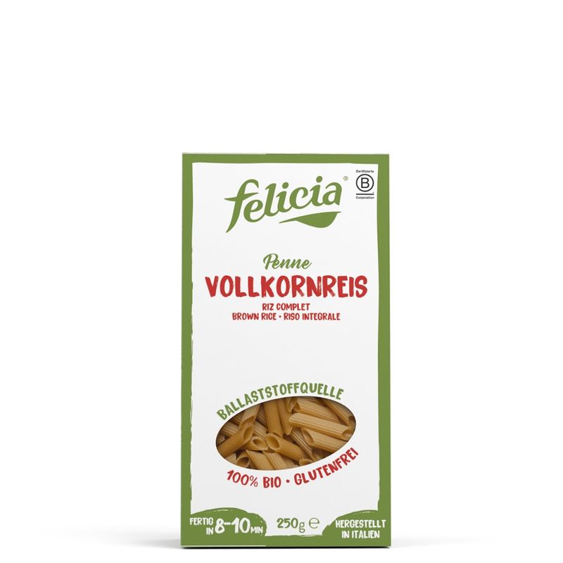 Felicia Felicia Bio Vollkornreis Penne glutenfrei - Produktbild
