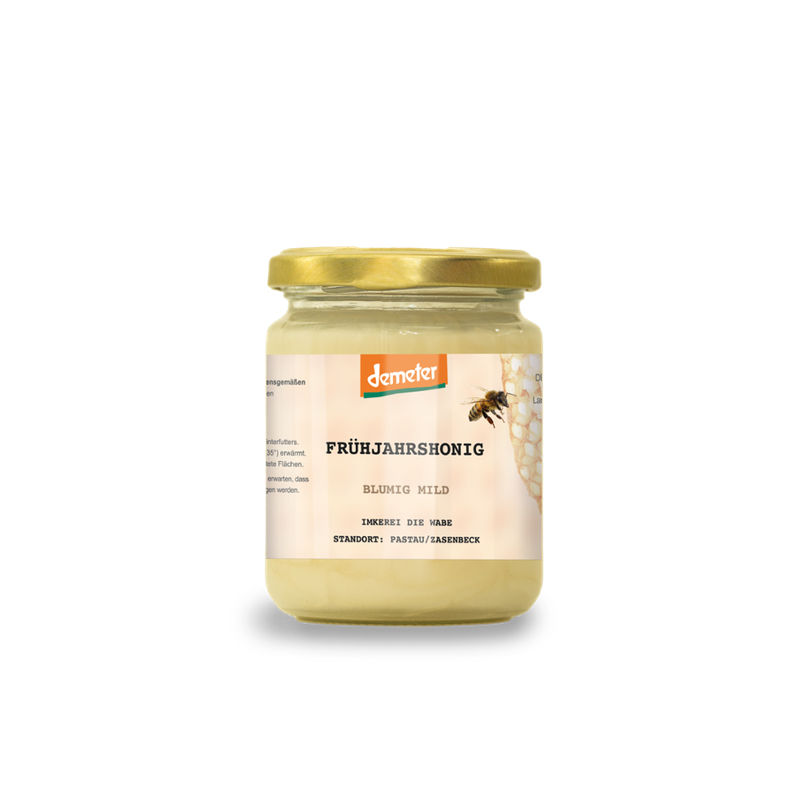 Imkerei die Wabe Demeter Frühjahrshonig - Produktbild