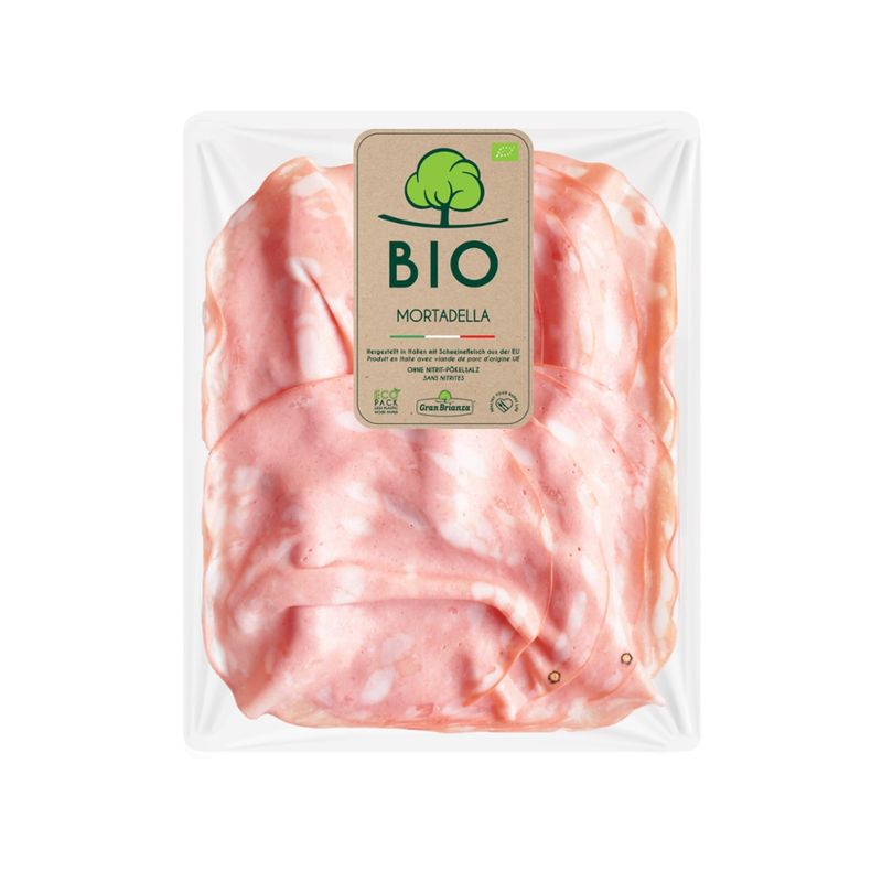 GRAN BRIANZA AFF. Mortadella BIO GB 80g 6pz NITRITE FREE - Produktbild