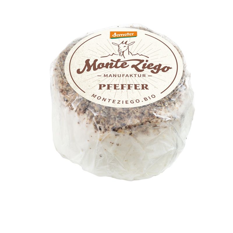 Monte Ziego Ziegenfrischkäse Pfeffer - Produktbild