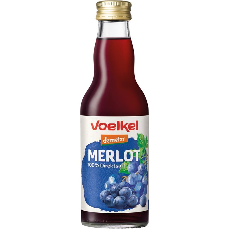 Voelkel Merlot 100% Trauben Direktsaft - Produktbild