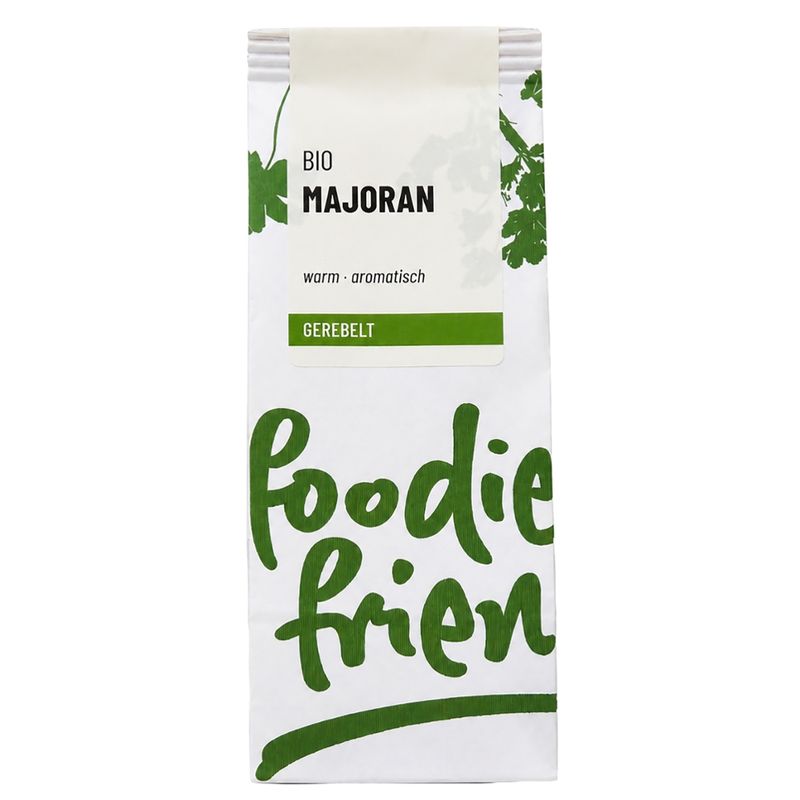 foodie & friends BIO Majoran gerebelt Tüte - Produktbild