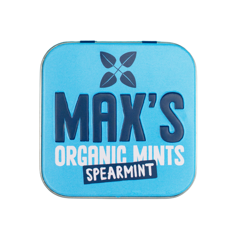 Max's Organic Mints Max's Organic Spear Mints 35 gram tins - Produktbild