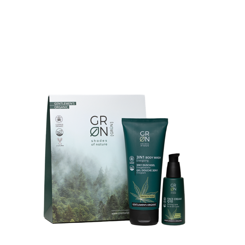 GRN GRN [GRÜN] Geschenkset Gentlemen's Organic – Doppelte Power - Produktbild