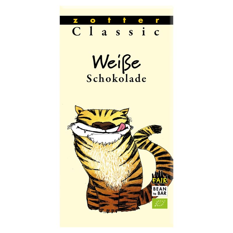 Zotter Schokolade Classic Weiße Schokolade - Produktbild