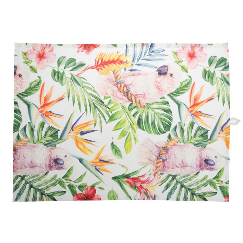 LIVING CRAFTS Küchenhandtuch 1400, 2er Pack, multicolour/cockatoo, 50X70 cm - Produktbild