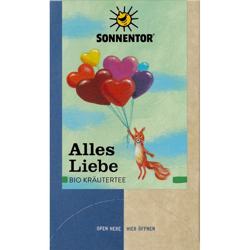 Sonnentor Alles Liebe Kräutertee, Doppelkammerbeutel - Produktbild
