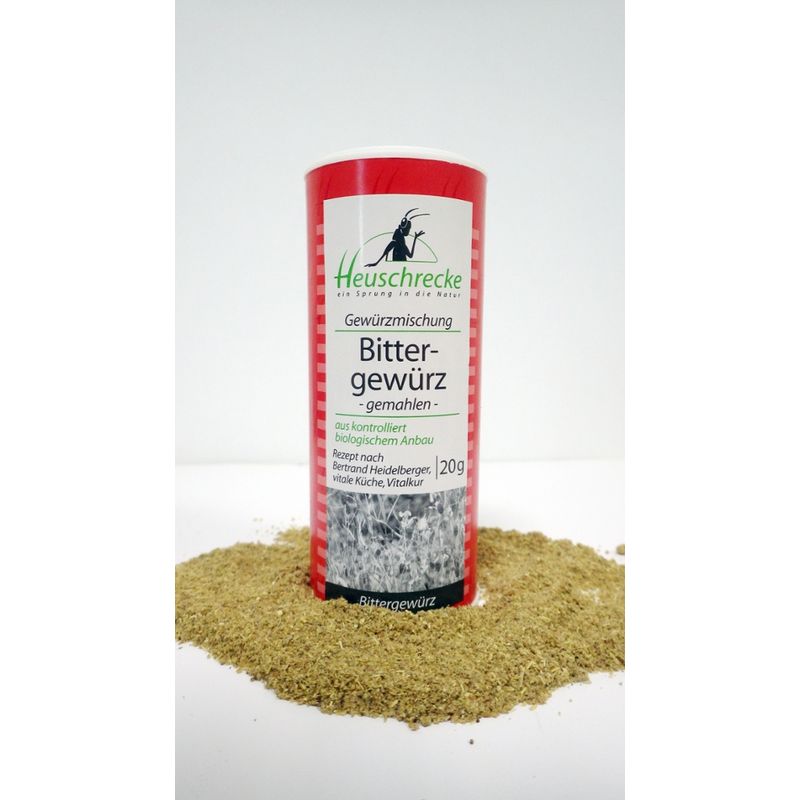 Heuschrecke Bittergewürz, Bertrand Heidelberger, gemahlen, kbA - Produktbild