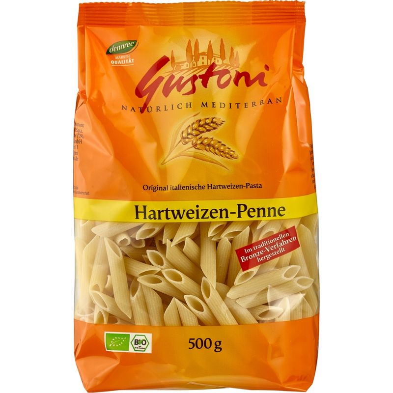 Gustoni Hartweizen-Penne, Original italienische Hartweizen-Pasta - Produktbild