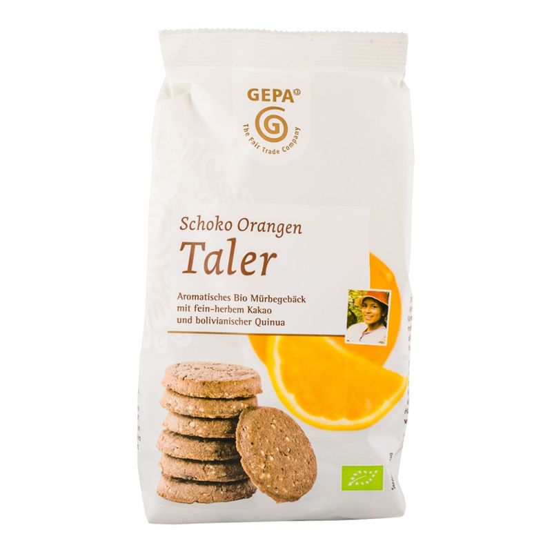 GEPA - The Fair Trade Company Bio Schoko Orangen Taler - Produktbild