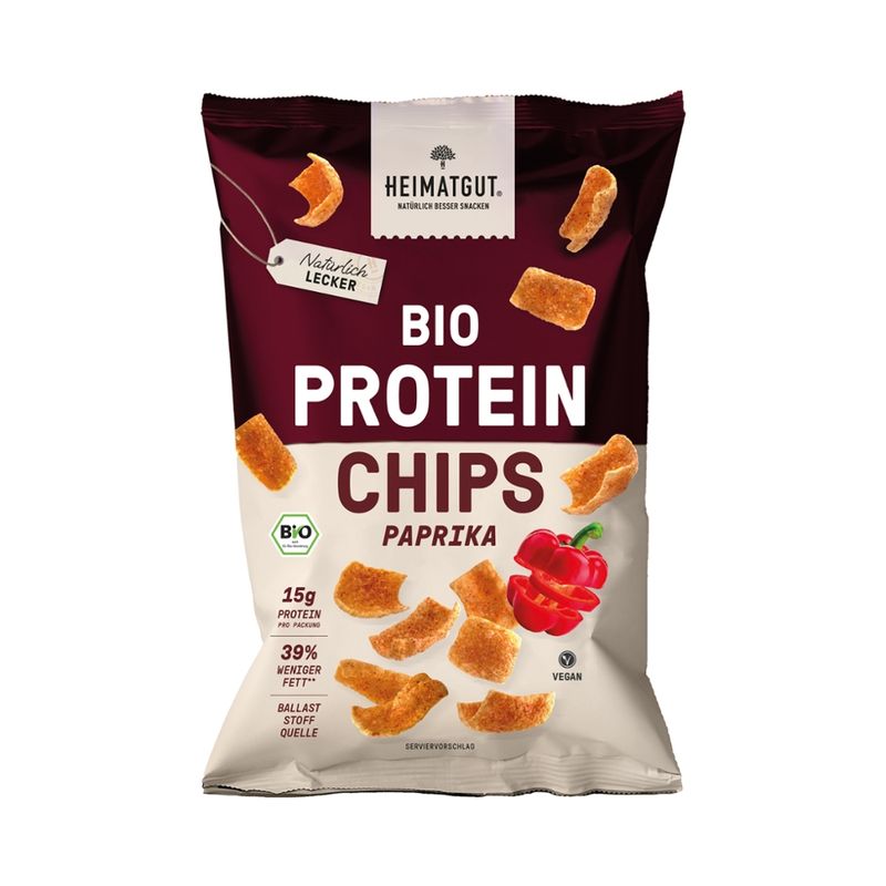 Heimatgut Heimatgut BIO Protein Chips Paprika, 68g - Produktbild