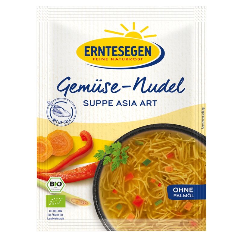 Erntesegen Gemüse-Nudel Suppe Asia Art Bio - Produktbild