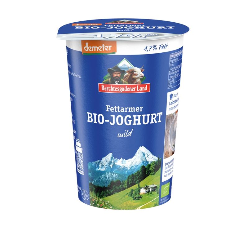 Berchtesgadener Land Bio Bio-Joghurt mild 1,7% Fett Demeter - Produktbild