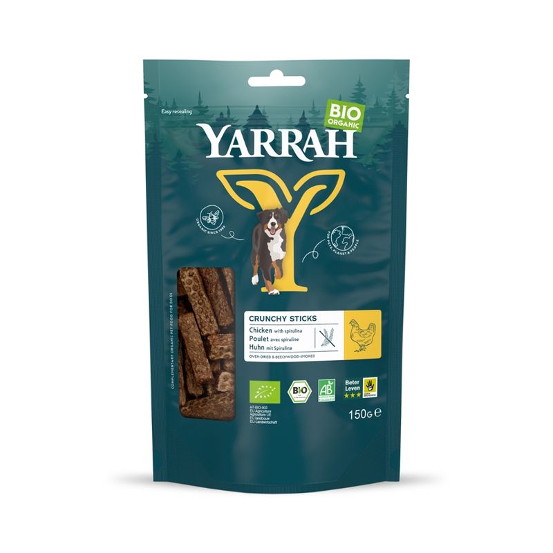 Yarrah Organic Petfood Yarrah BIO Hund Snack Crunchy Sticks - Produktbild