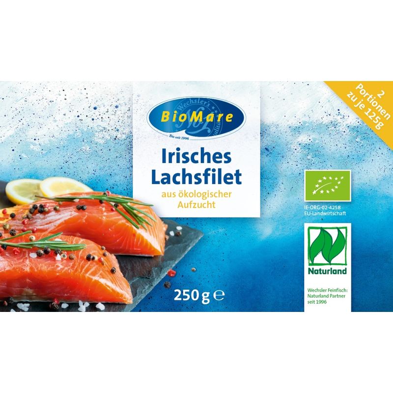 Bio Mare Bio Mare Irisches Lachsfilet 250 g - Produktbild