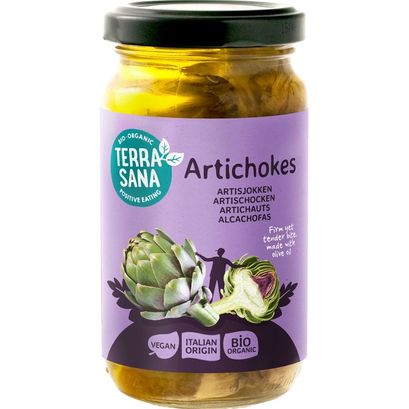TerraSana Artischocken mit extra nativem Olivenöl - Produktbild