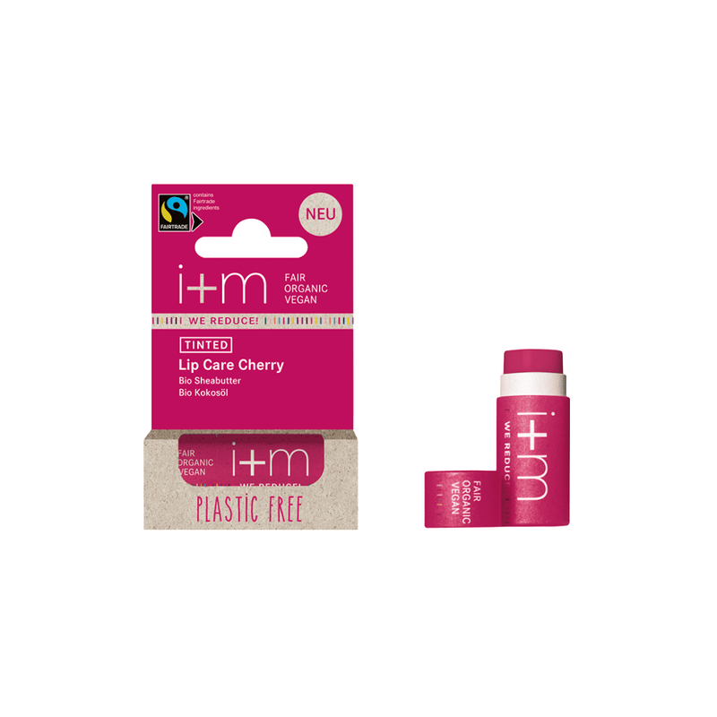 i+m NATURKOSMETIK BERLIN i+m WE REDUCE! Tinted Lip Care Cherry - Produktbild