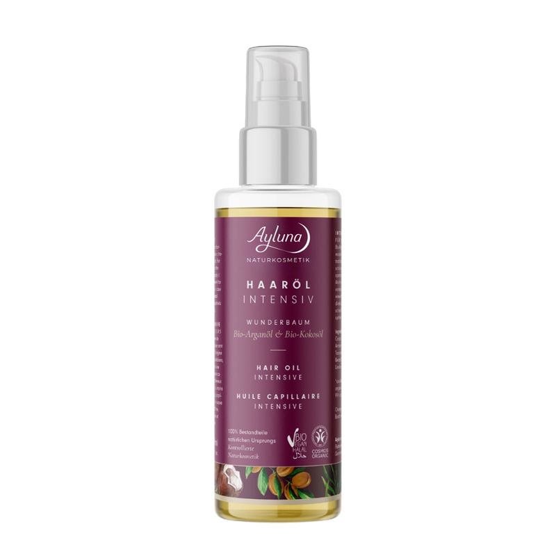 Ayluna Intensiv Haaröl Wunderbaum mit Bio-Arganöl, Bio-Kokosöl und Bio-Klettenwurzel - Produktbild