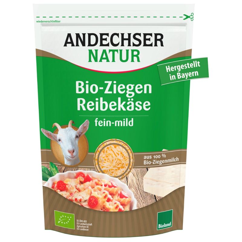 Andechser Natur AN Bio-Ziegenreibekäse 48% - Produktbild