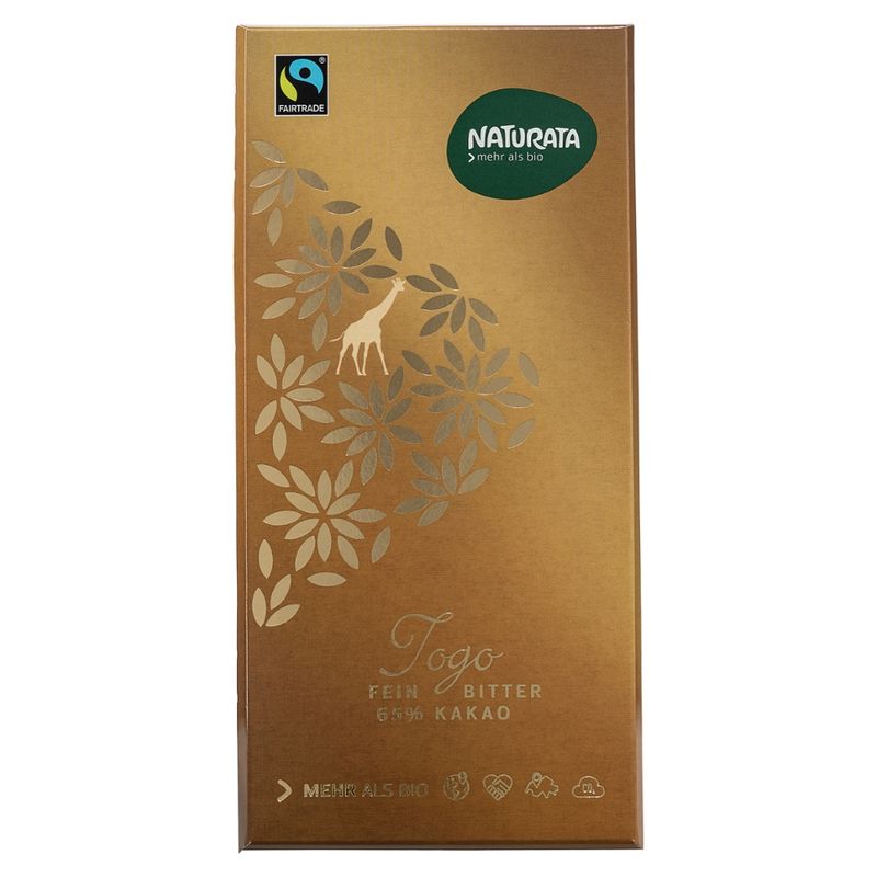NATURATA Togo Feinbitter 65% - Produktbild