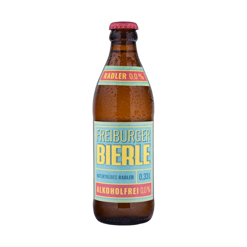 Freiburger Bierle Freiburger Bierle naturtr.Radler alkfr. 4*5*0,33-BIO - Produktbild