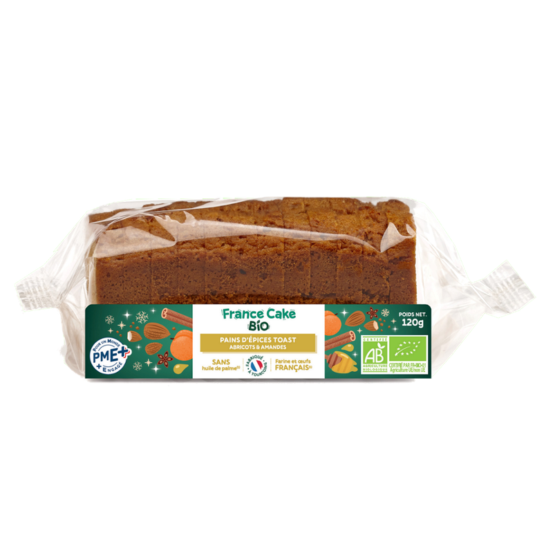 France Cake  Honigbrot Toast Aprikose Mandel - Produktbild