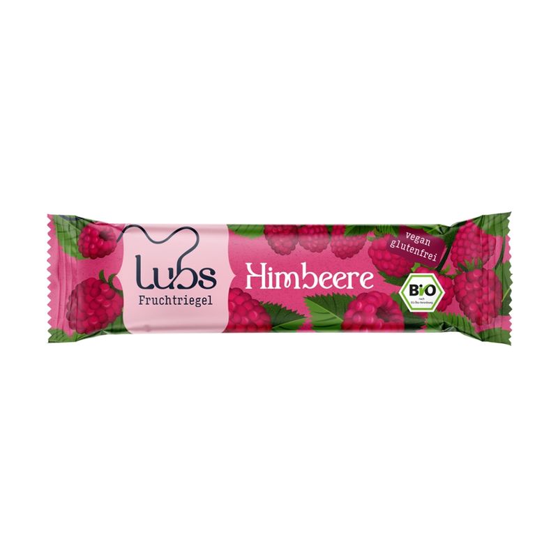 Lubs Himbeer Fruchtriegel, Bio - Produktbild