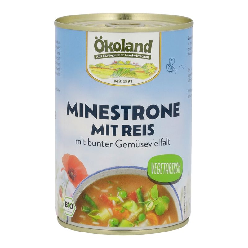 ÖKOLAND Minestrone mit Reis - Produktbild