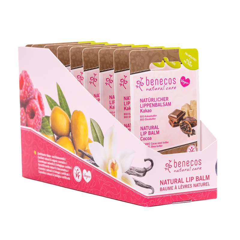 benecos benecos Lip Balm Display Kakao - Produktbild