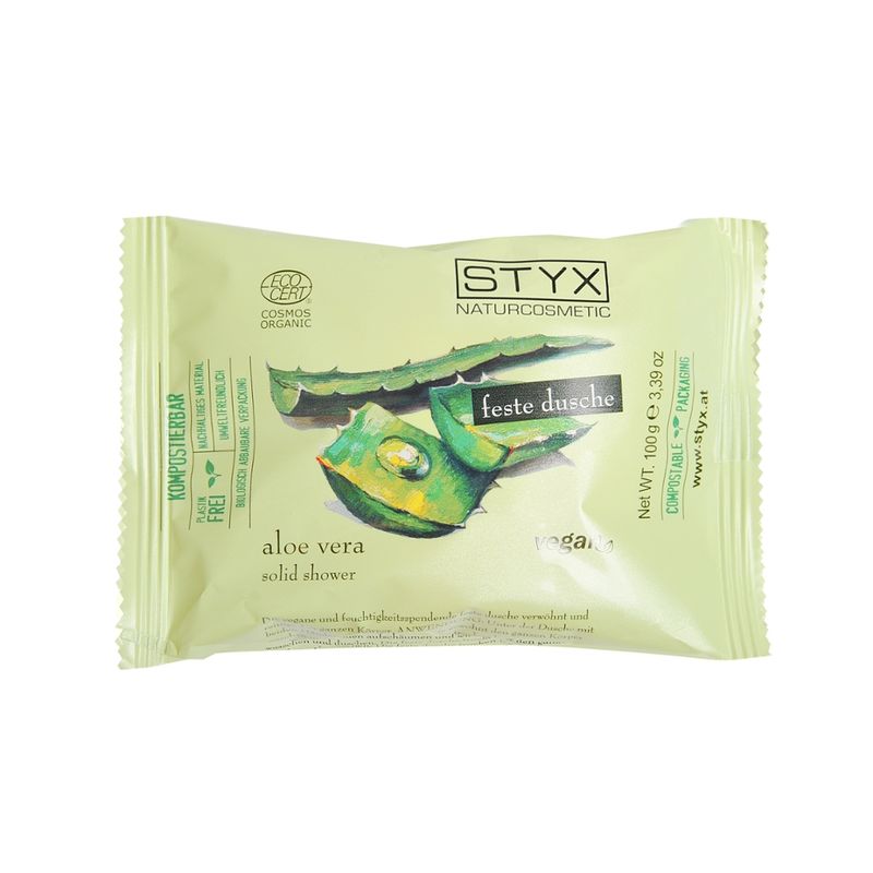 Styx Naturcosmetic Aloe Vera Feste Dusche 100g Cosmos org. - Produktbild