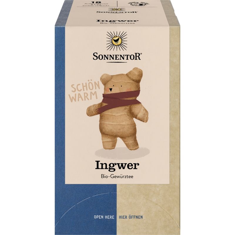 Sonnentor Ingwer Tee, Doppelkammerbeutel - Produktbild
