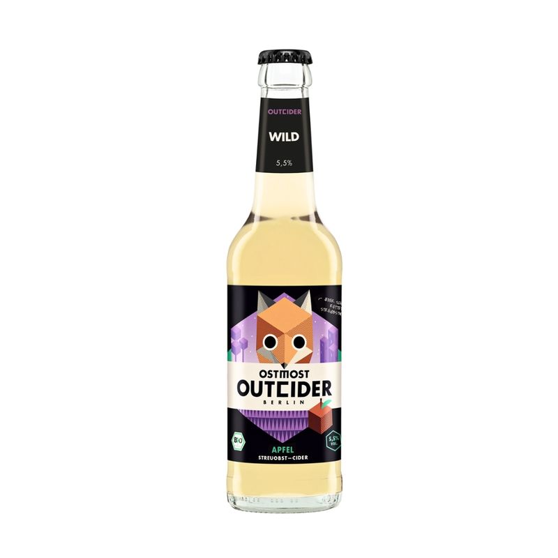 OSTMOST OSTMOST OUTCIDER Bio Streuobst Cider Wild 5,5% - Produktbild