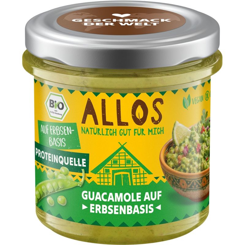 Allos Geschmack der Welt Guacamole auf Erbsenbasis - Produktbild