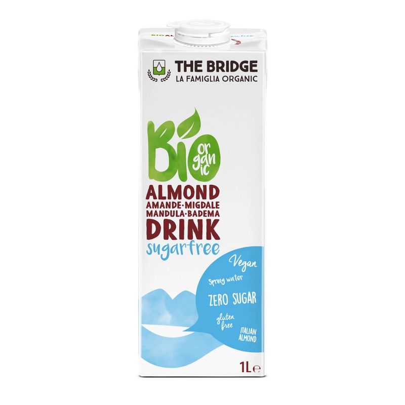 THE BRIDGE BIO BIO ALMOND DRINK SUGARFREE 1000 ML - Produktbild