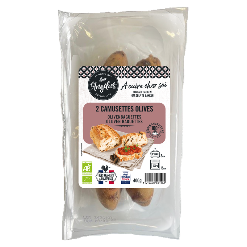 L'Angélus Olivenbaguettes 2x200g zum Aufbacken - Produktbild